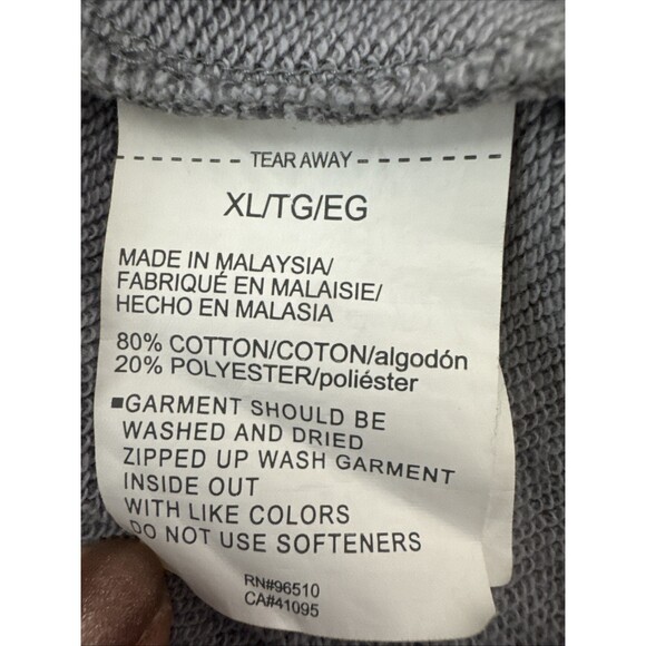 Under Armour Women’s 1/4 Zip XL Gray Fleece Oversized Hoodie Pullover 1351806 - Picture 3 of 10